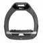 Flex-On Safe-On Junior Inclined Grip Stirrups - Dark Grey/Grey/Black